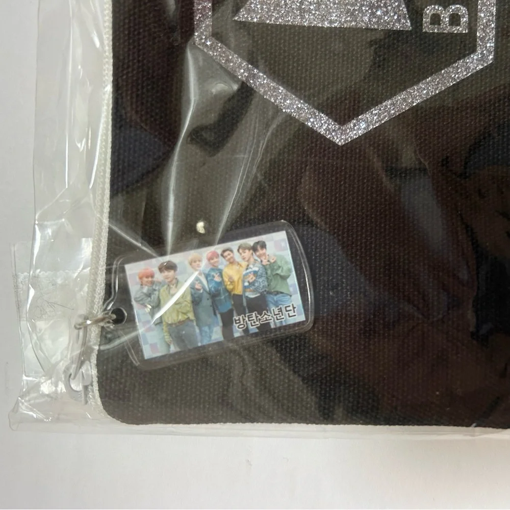 Black BTS K-Pop Pencil Case
